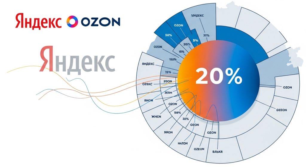 Совладелец Ozon’а увеличил долю в «Яндексе» почти до 20%