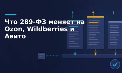 Что 289-ФЗ меняет на Ozon, Wildberries и Авито