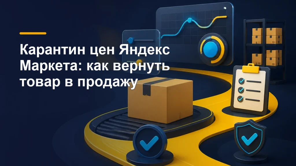 Проверка цены товара перед возвратом карточки из карантина Яндекс Маркета