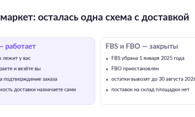 Мегамаркет DBS: продажа со своего склада после отключения FBS и FBO