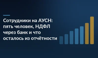 Сотрудники на АУСН: пять человек, НДФЛ через банк и что осталось из отчётности