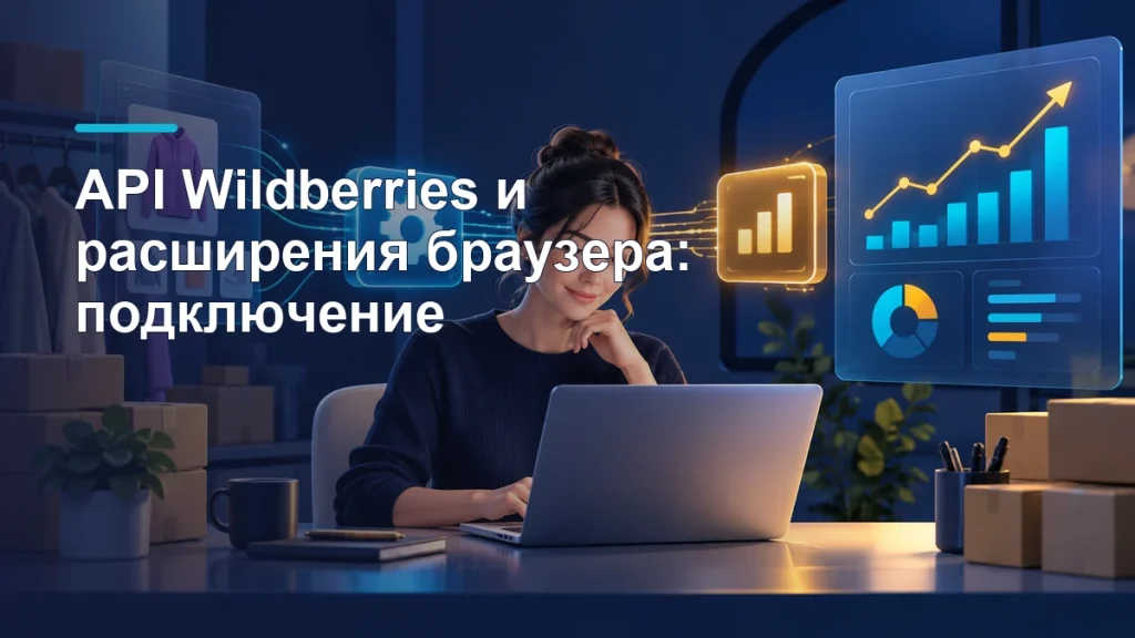 Схема работы API Wildberries и браузерных расширений для продавца
