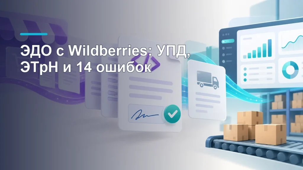 Электронные документы УПД и ЭТрН между продавцом и Wildberries