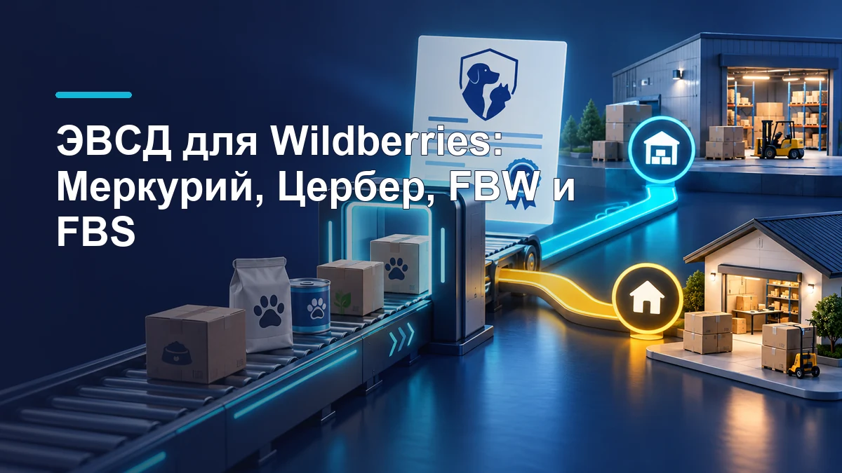 Проверка ветеринарного документа и маршруты поставки FBW и FBS