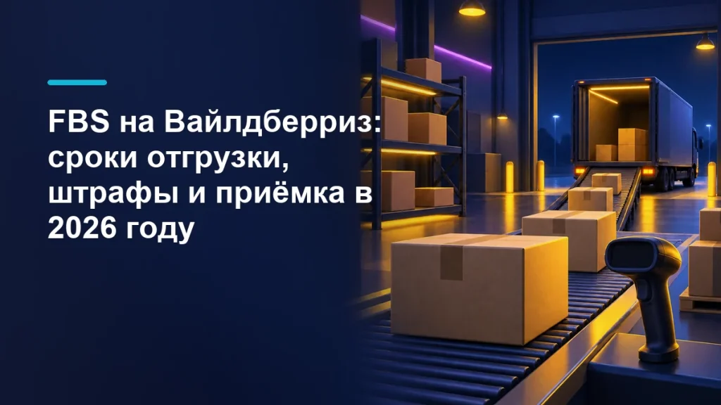 Коробки FBS на складе продавца перед отгрузкой Wildberries