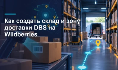 Как создать склад и зону доставки DBS на Wildberries