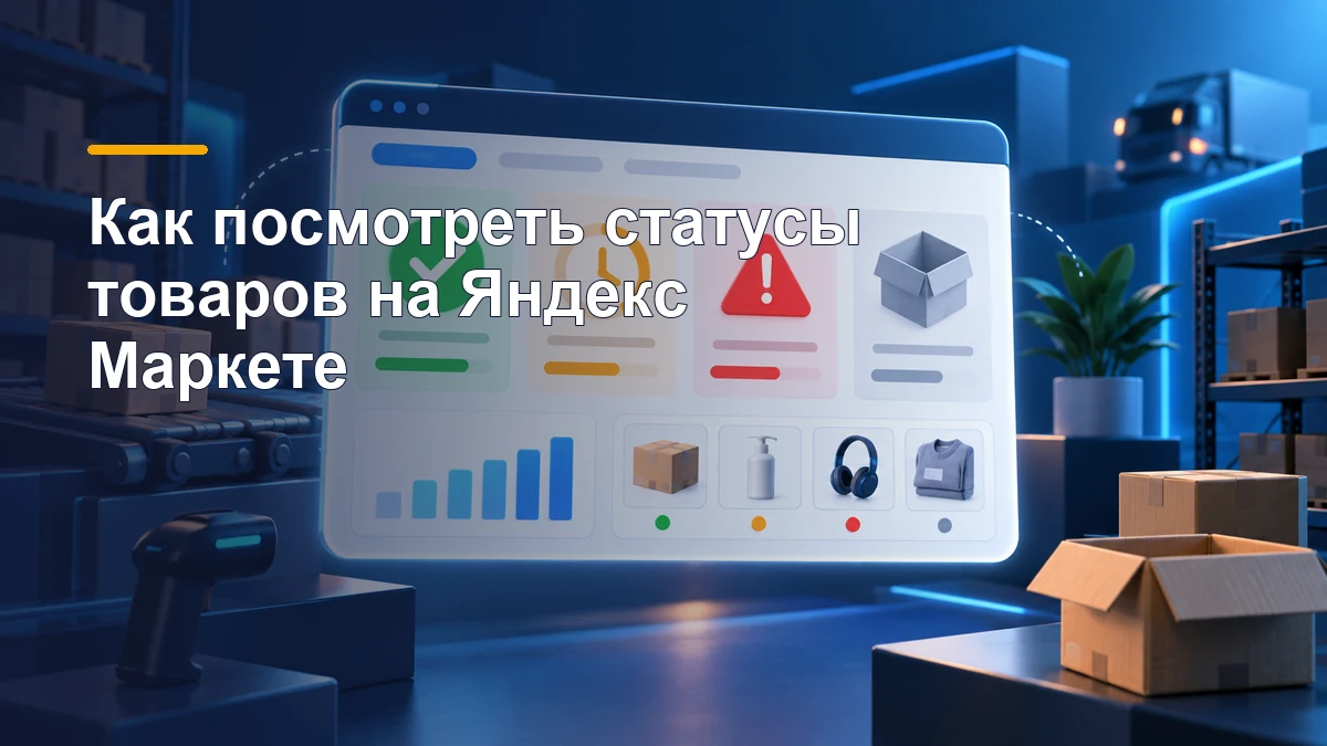 Статусы товаров на Яндекс Маркете: готов к продаже, проверка, ошибка и нет на складе