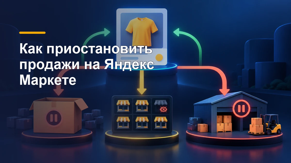 Три способа приостановить продажу товара на Яндекс Маркете: архив, магазины и склад