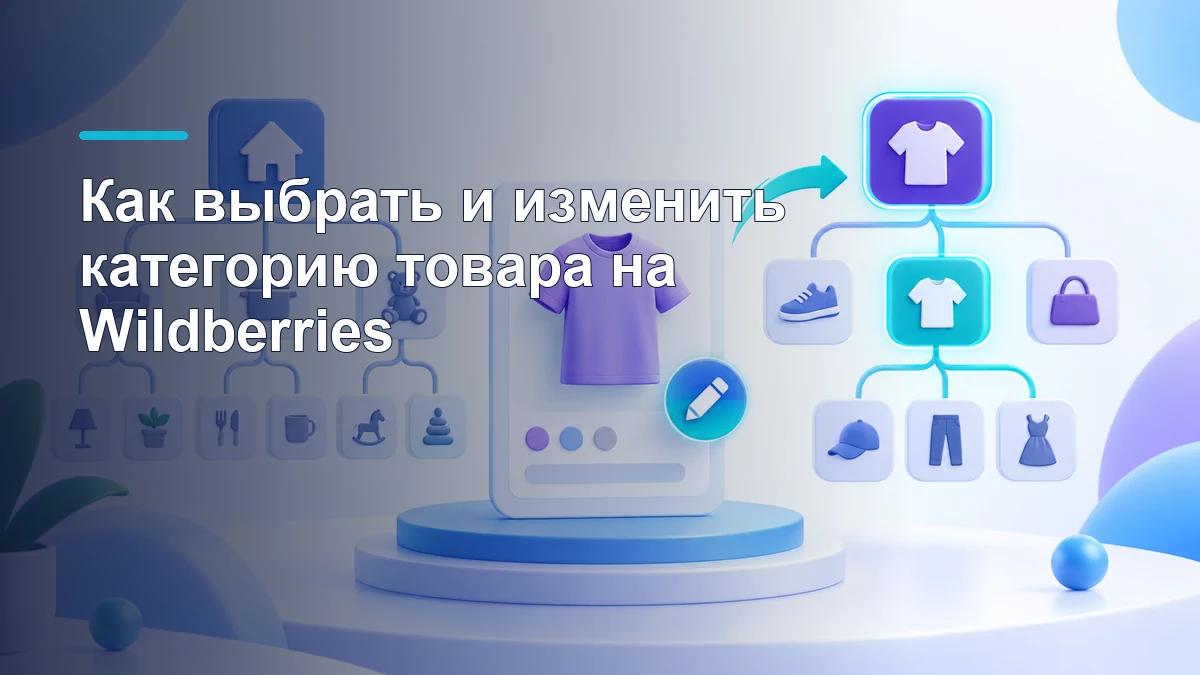 Карточка товара и дерево категорий с выбранной ветвью