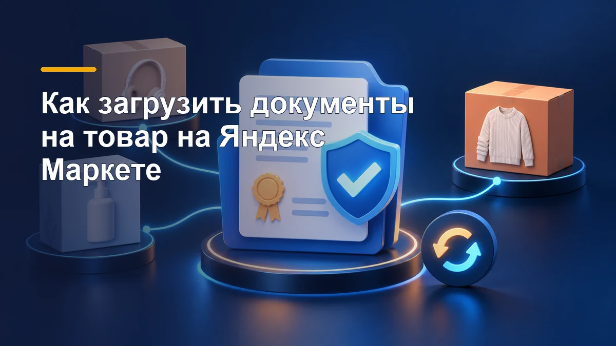 Документы на товары Яндекс Маркета: проверка, привязка карточек и обновление