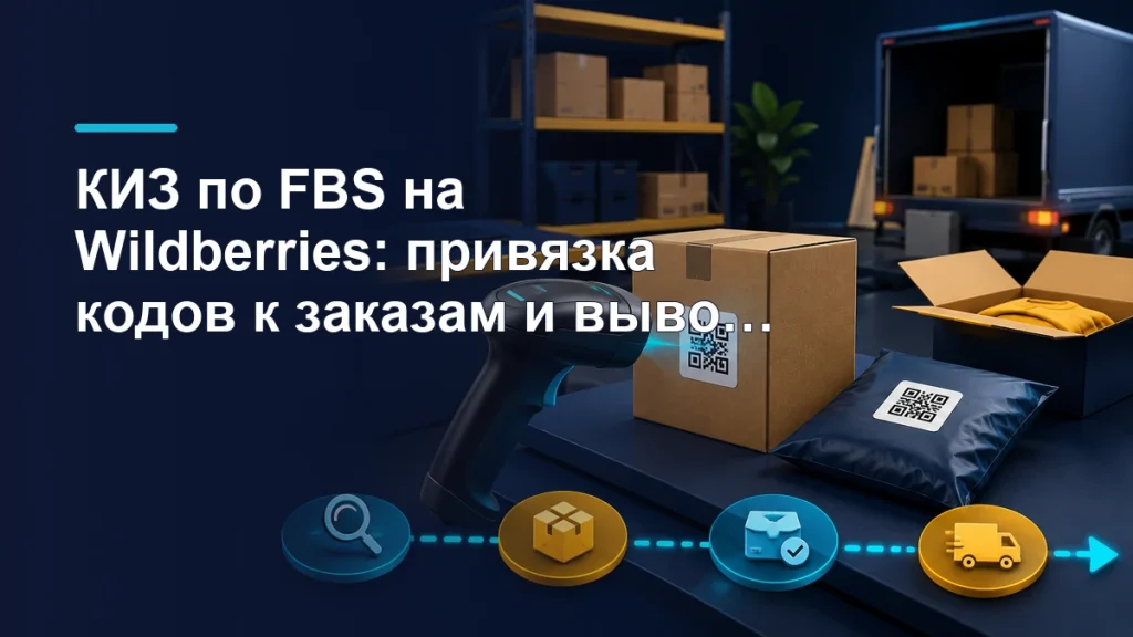 Маркированный товар, сканирование Data Matrix и путь FBS-заказа к отгрузке на Wildberries