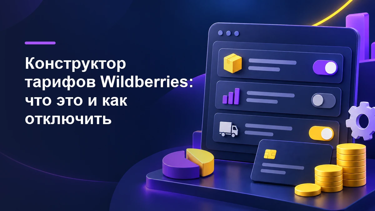 Конструктор тарифов Wildberries с опциями, переключателями и платежами