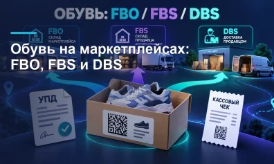 Маркировка обуви на маркетплейсах: кто выводит коды по FBO, FBS и DBS