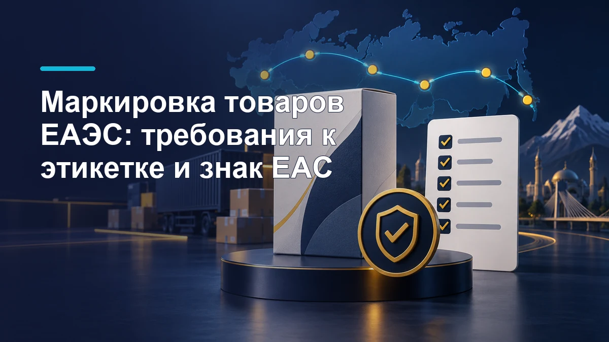 Товарная упаковка, контрольный список и маршрут маркировки в странах ЕАЭС