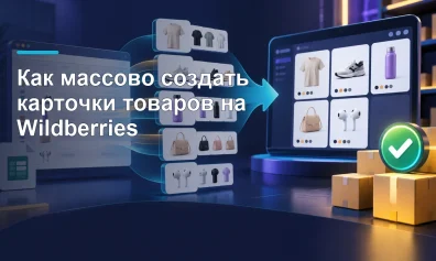 Как массово создать карточки товаров на Wildberries