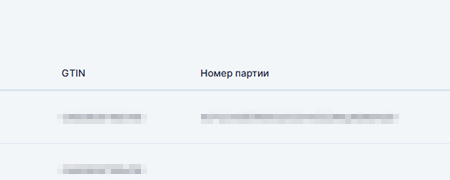 Честный ЗНАК: колонка «Номер партии» в списке наборов для мобильного просмотра
