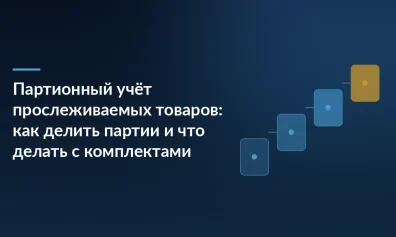 Партионный учёт прослеживаемых товаров: как делить партии и что делать с комплектами