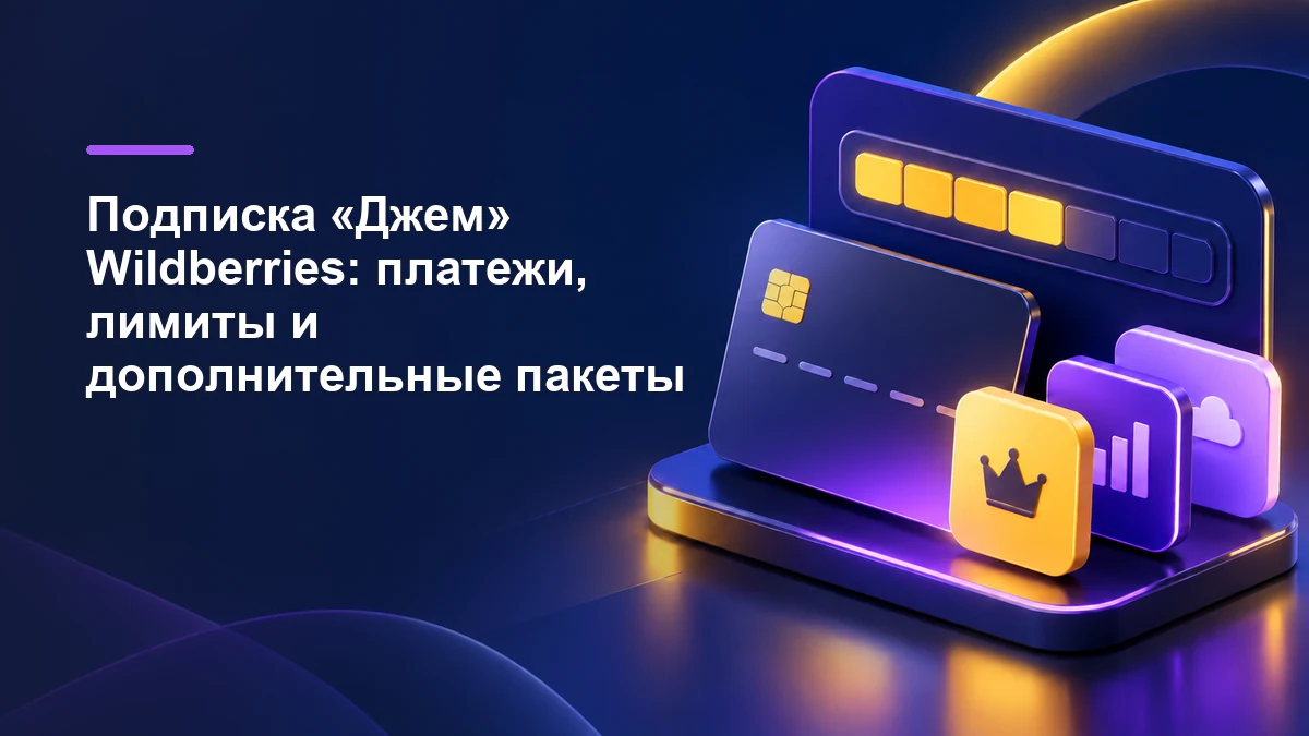 Подписка «Джем» Wildberries с платежами, лимитами и пакетами сервисов