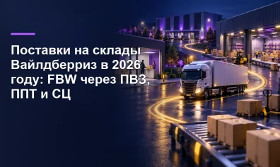 Поставки на склады Вайлдберриз в 2026 году: FBW через ПВЗ, ППТ и СЦ