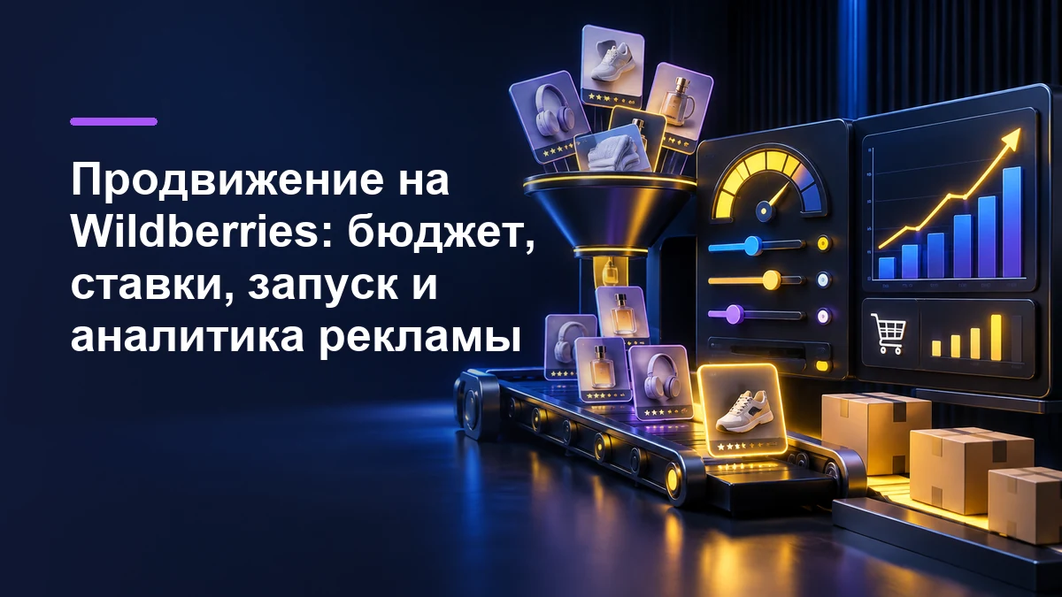 Продвижение на Wildberries: бюджет, ставки, запуск и аналитика рекламы