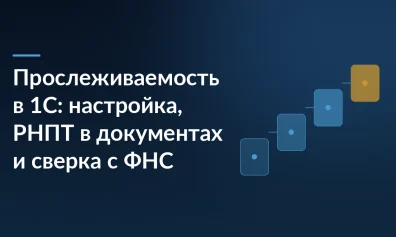 Прослеживаемость в 1С: настройка, РНПТ в документах и сверка с ФНС