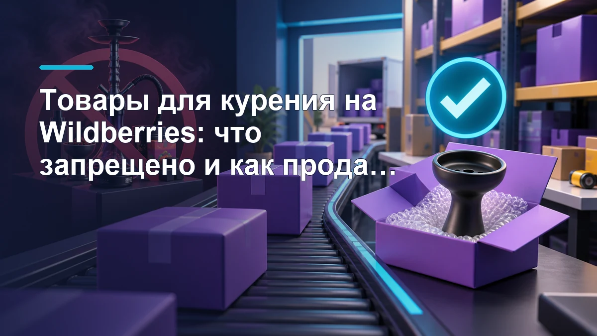 Запрещённые товары для курения и отдельная разрешённая деталь кальяна на Wildberries