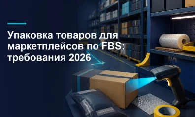 Упаковка товаров для маркетплейсов по FBS: требования 2026