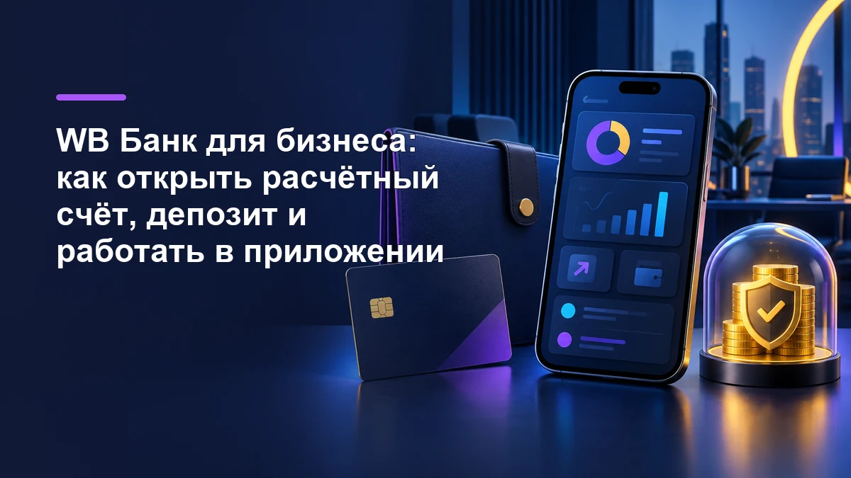 WB Банк для бизнеса: смартфон с банковской аналитикой, карта, документы и защищённый депозит