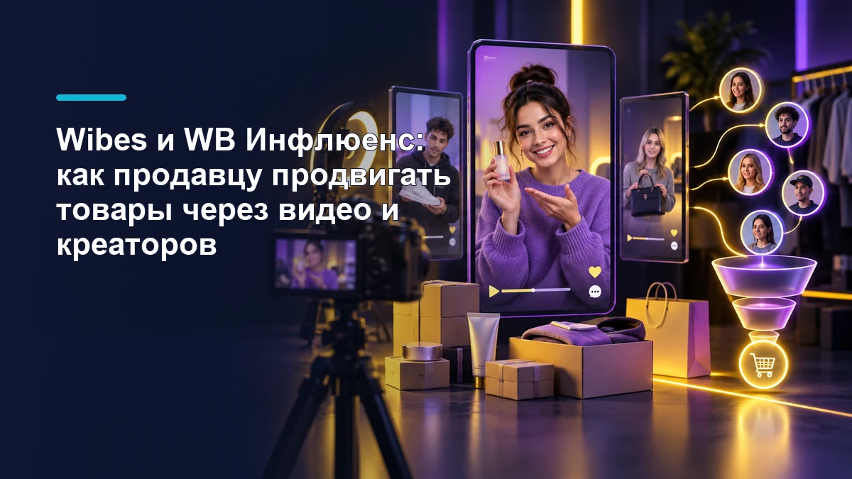 Wibes и WB Инфлюенс: как продавцу продвигать товары через видео и креаторов