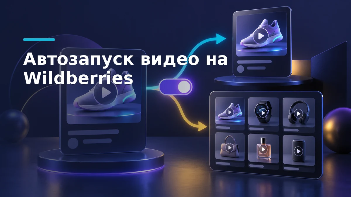 Схема видеокарточки, переключателя и двух маршрутов показа в карточке и каталоге
