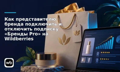 Как представителю бренда подключить и отключить подписку «Бренды Pro» на Wildberries