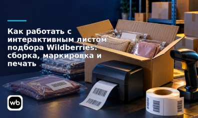 Как работать с интерактивным листом подбора Wildberries: сборка, маркировка и печать