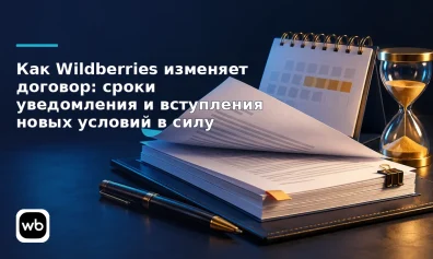 Как Wildberries изменяет договор: сроки уведомления и вступления новых условий в силу