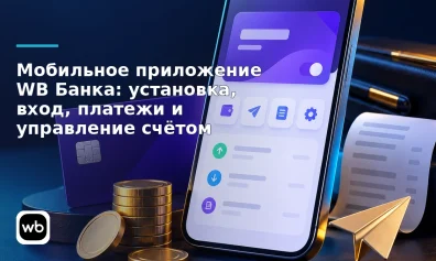 Мобильное приложение WB Банка: установка, вход, платежи и управление счётом