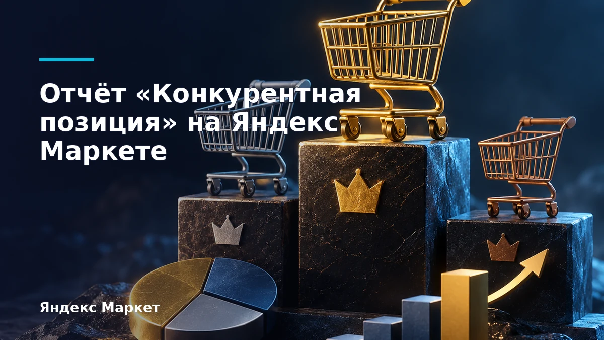 Обложка инструкции Яндекс Маркет: Отчёт «Конкурентная позиция» на Яндекс Маркете