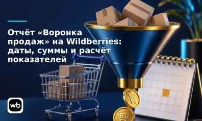 Отчёт «Воронка продаж» на Wildberries: даты, суммы и расчёт показателей