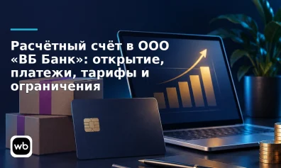 Расчётный счёт в ООО «ВБ Банк»: открытие, платежи, тарифы и ограничения