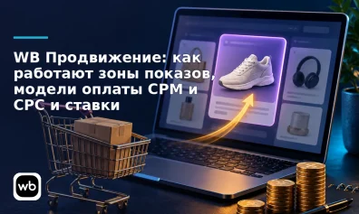 WB Продвижение: как работают зоны показов, модели оплаты CPM и CPC и ставки