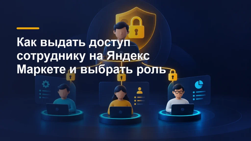 Владелец кабинета распределяет защищённые доступы между тремя сотрудниками